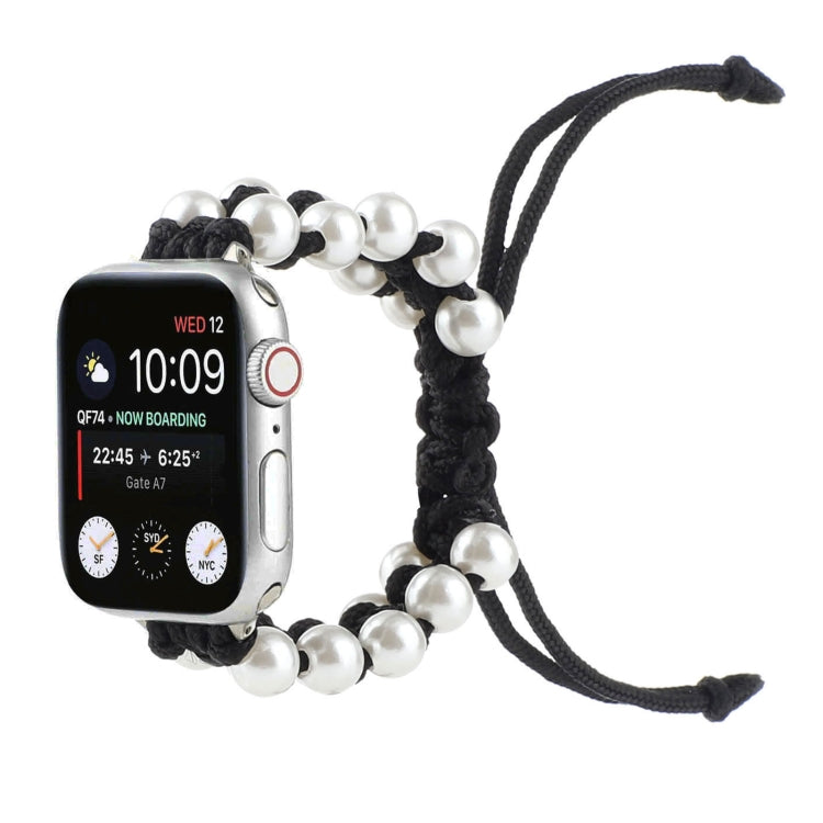 Umbrella Rope Bead Nylon Replacement Watchbands For Apple Watch Series 6 & SE &