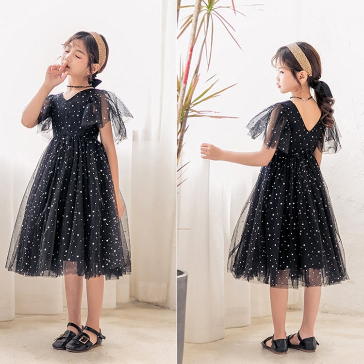 A22101 Girls Summer Star Mesh Princess Dress My Store