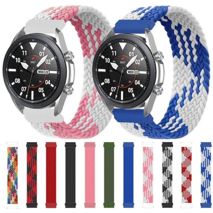 For Garmin Vivoactive 3 Adjustable Nylon Braided Elasticity Replacement Strap Watchband, Series 2