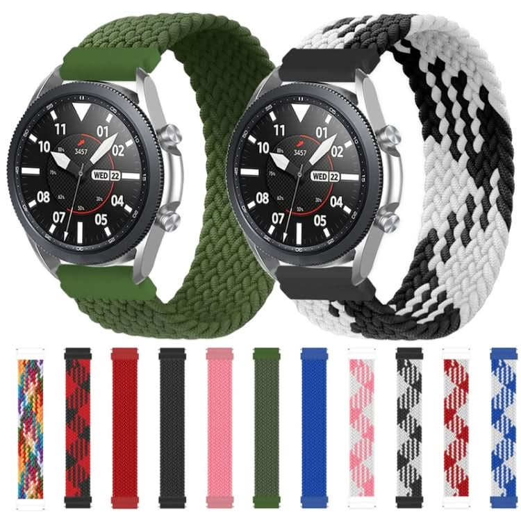 For Garmin Vivoactive 3 Adjustable Nylon Braided Elasticity Replacement Strap Watchband, Series 2