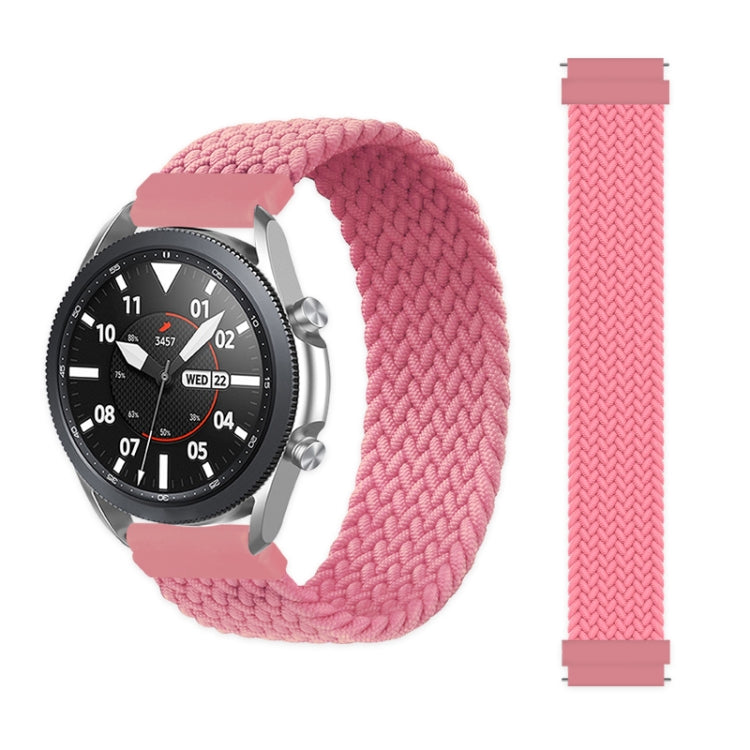 For Samsung Galaxy Watch 42mm Adjustable Nylon Braided Elasticity Replacement Strap Watchband, Series 2