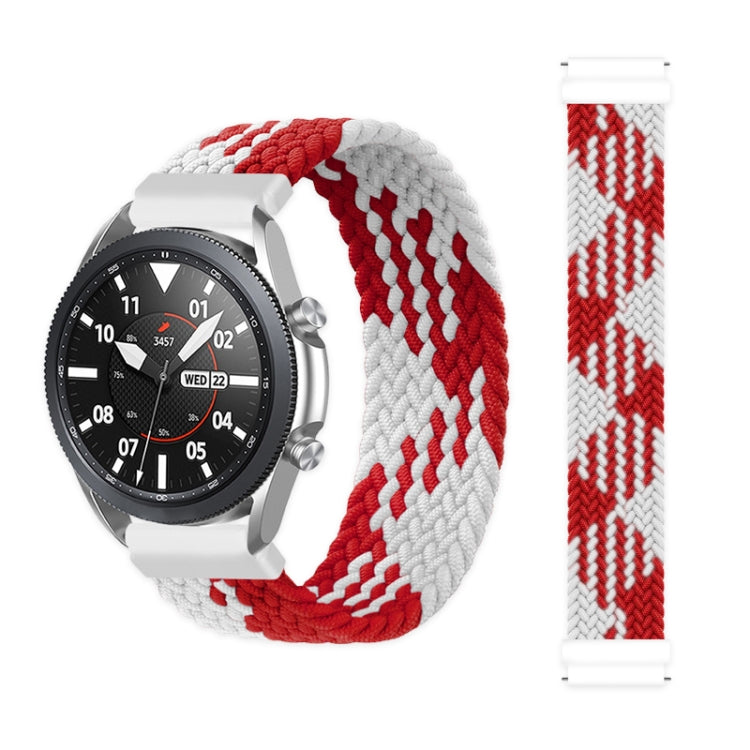 For Samsung Galaxy Watch 42mm Adjustable Nylon Braided Elasticity Replacement Strap Watchband, Series 2