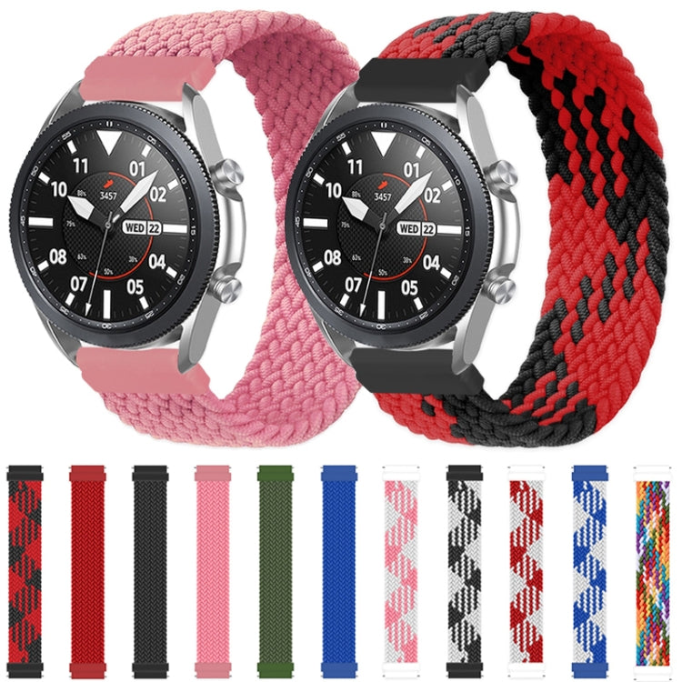 For Samsung Galaxy Watch 42mm Adjustable Nylon Braided Elasticity Replacement Strap Watchband, Series 1