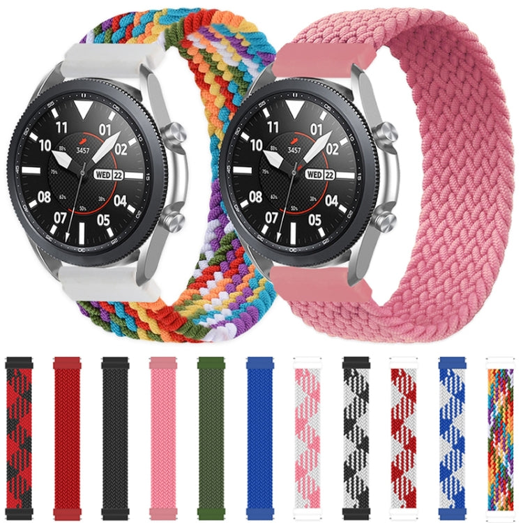 For Samsung Galaxy Watch 42mm Adjustable Nylon Braided Elasticity Replacement Strap Watchband, Series 1