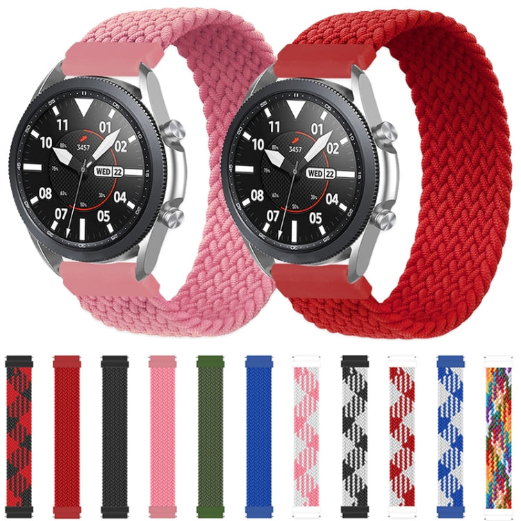 For Samsung Galaxy Watch 3 41mm Adjustable Nylon Braided Elasticity Replacement Strap Watchband, Series 1