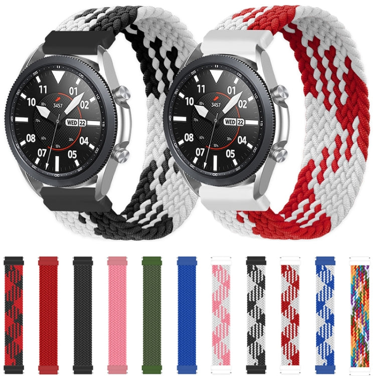 For Samsung Galaxy Watch Active / Active2 40mm / Active2 44mm Adjustable Nylon Braided Elasticity Replacement Strap Watchband, Series 2