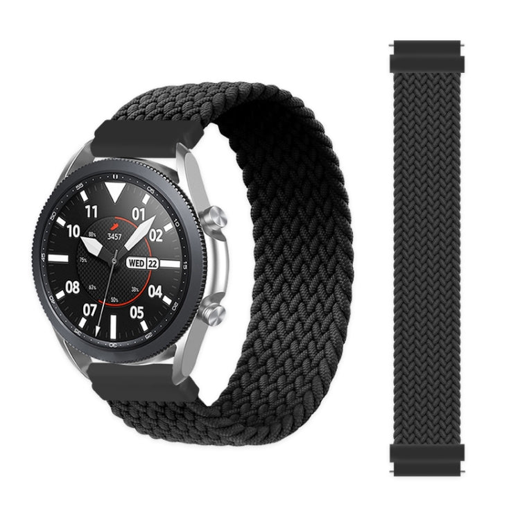 For Samsung Galaxy Watch Active / Active2 40mm / Active2 44mm Adjustable Nylon Braided Elasticity Replacement Strap Watchband, Series 3