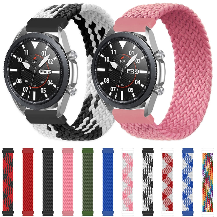 For Samsung Galaxy Watch Active / Active2 40mm / Active2 44mm Adjustable Nylon Braided Elasticity Replacement Strap Watchband, Series 2