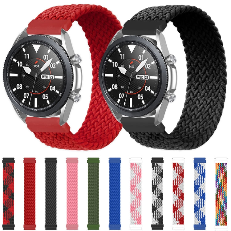 For Samsung Galaxy Watch Active / Active2 40mm / Active2 44mm Adjustable Nylon Braided Elasticity Replacement Strap Watchband, Series 1