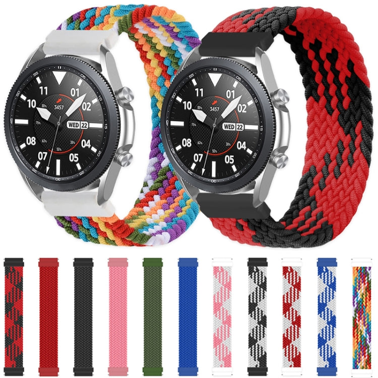 For Samsung Galaxy Watch Active / Active2 40mm / Active2 44mm Adjustable Nylon Braided Elasticity Replacement Strap Watchband, Series 1