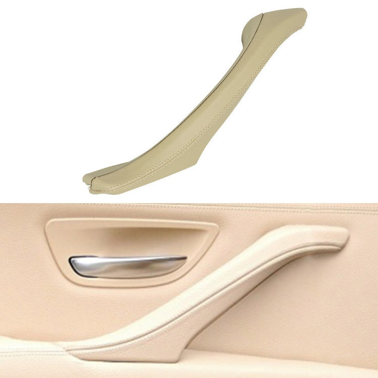 Car Leather Left Side Inner Door Handle Assembly 51417225854 for BMW 5 Series F10 / F18 2011-2017 ÎҵÄÉ̵ê