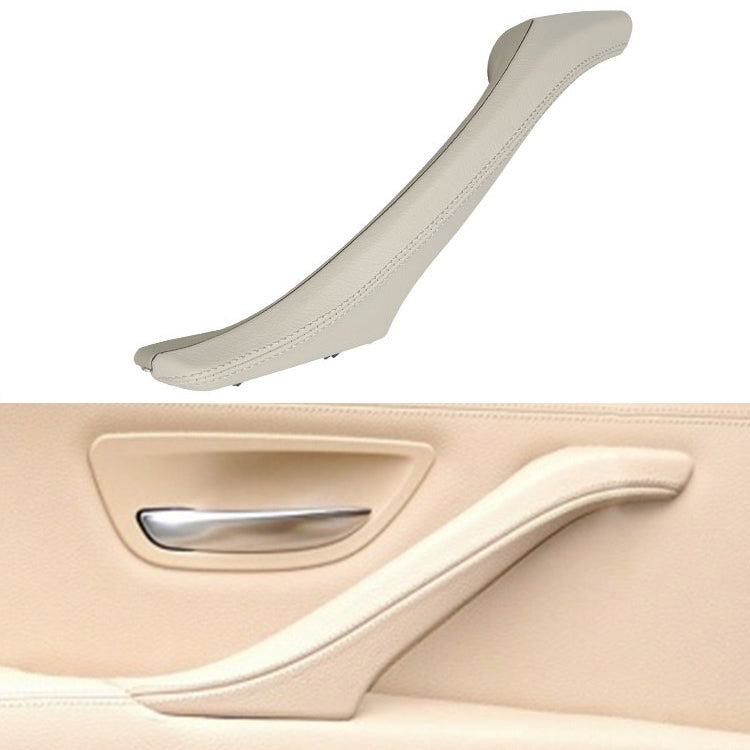 Car Leather Left Side Inner Door Handle Assembly 51417225854 for BMW 5 Series F10 / F18 2011-2017