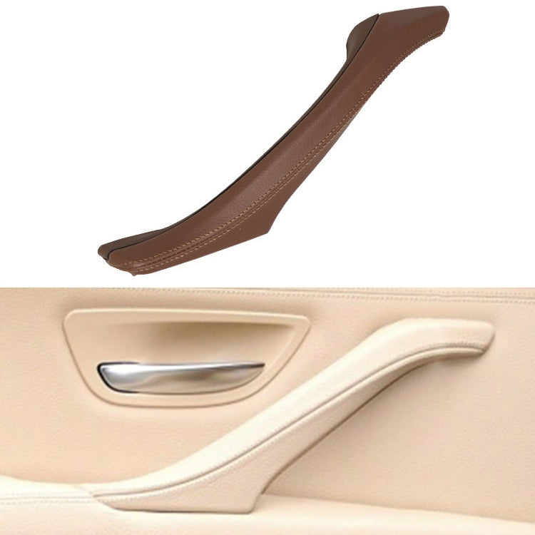 Car Leather Left Side Inner Door Handle Assembly 51417225854 for BMW 5 Series F10 / F18 2011-2017