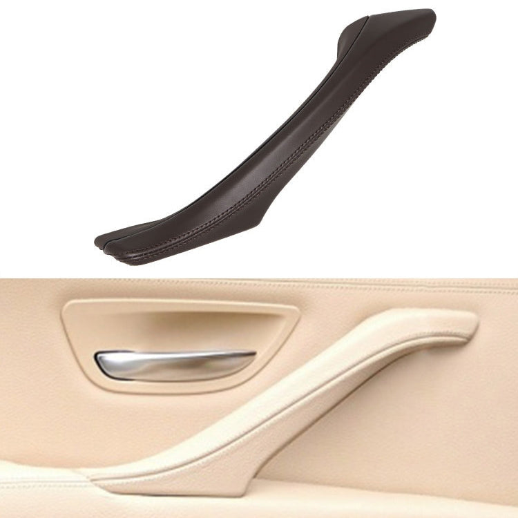 Car Leather Left Side Inner Door Handle Assembly 51417225854 for BMW 5 Series F10 / F18 2011-2017 ÎҵÄÉ̵ê