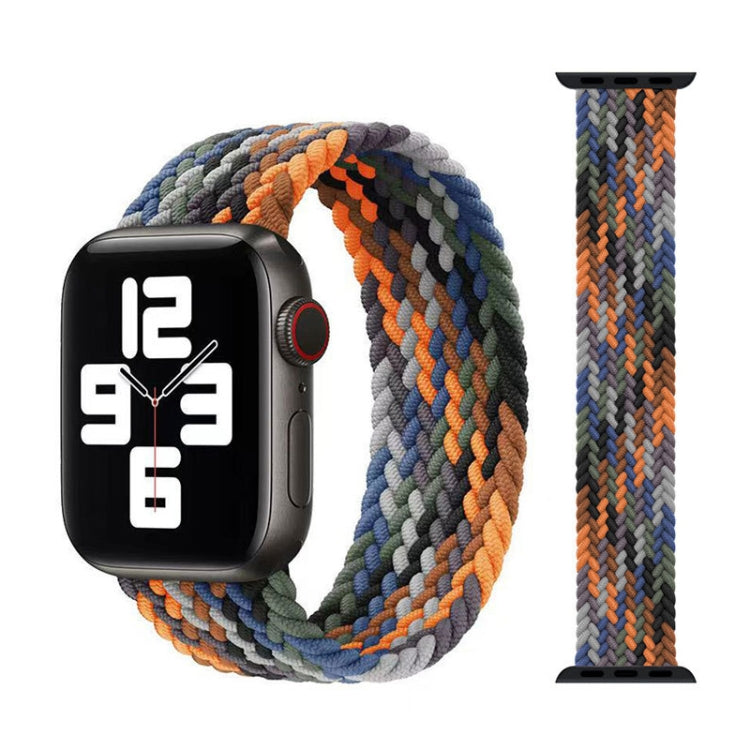 Metal Head Braided Nylon Replacement Watchbands, Size: XS 128mm For Apple Watch Series 6 & SE & 5 & 4 40mm / 3 & 2 & 1 38mm