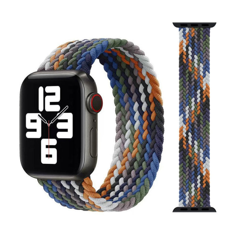 Metal Head Braided Nylon Replacement Watchbands, Size: M 145mm For Apple Watch Series 6 & SE & 5 & 4 40mm / 3 & 2 & 1 38mm