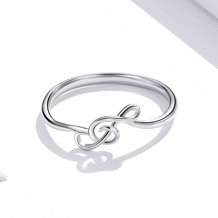 S925 Sterling Silver Musical Note Women Ring My Store