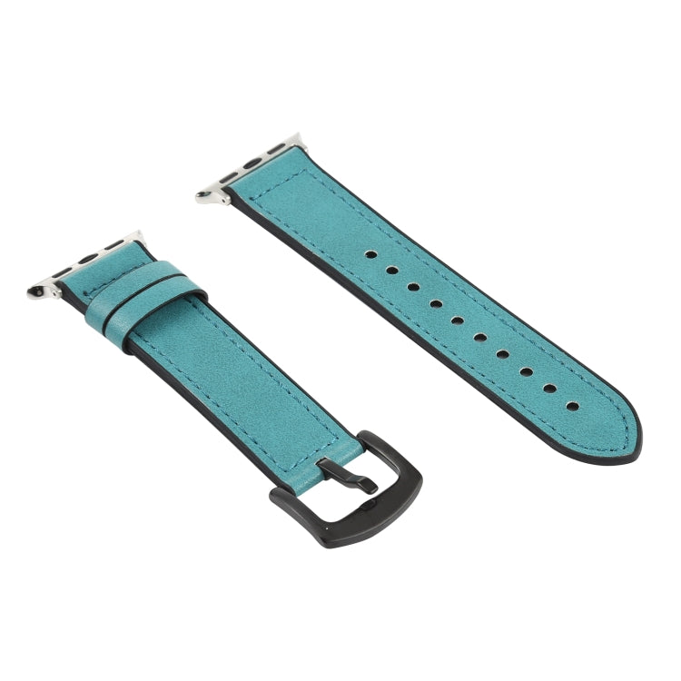 Crazy Horse Texture Leather Replacement Watchbands For Apple Watch Series