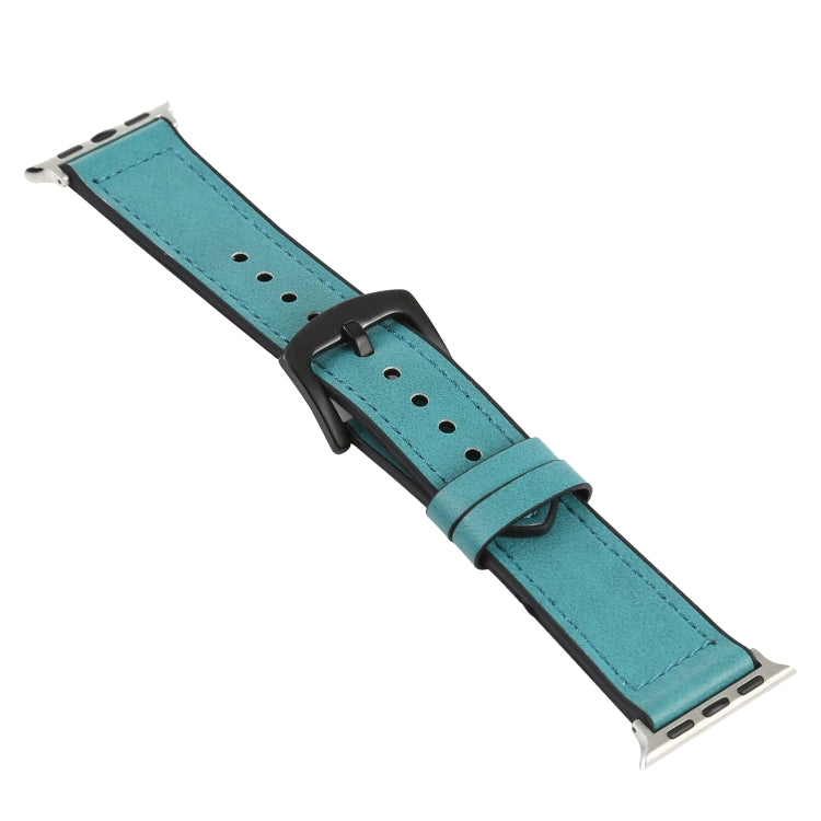 Crazy Horse Texture Leather Replacement Watchbands For Apple Watch Series