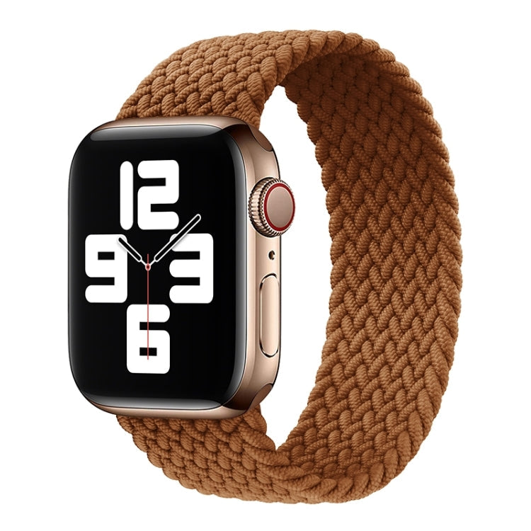 Metal Head Braided Nylon Solid Color Replacement Strap Watchband For Apple Watch Series 6 & SE & 5 & 4 44mm / 3 & 2 & 1 42mm, Series 1