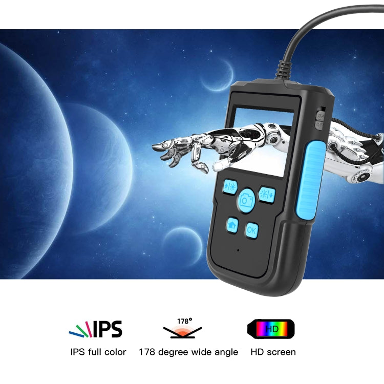 P60B 8mm 1080P 2.4 inch IPS Screen IP68 Waterproof HD Digital Endoscope