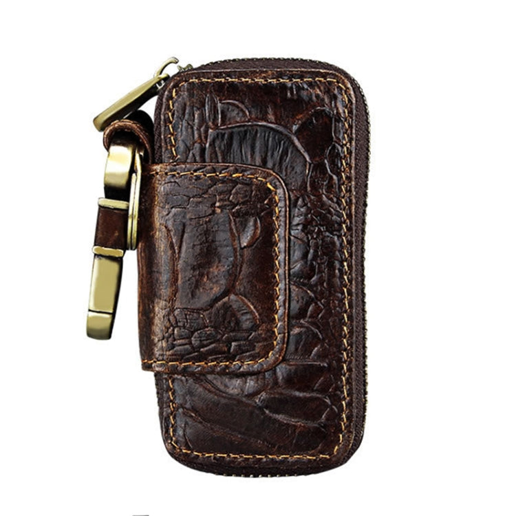 Oil Leather Hanging Waist Car Key Retro Zipper Bag ÎҵÄÉ̵ê