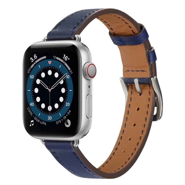 A Style Leather Strap Watchband For Apple Watch Series