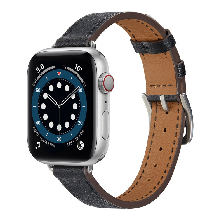 A Style Leather Strap Watchband For Apple Watch Series