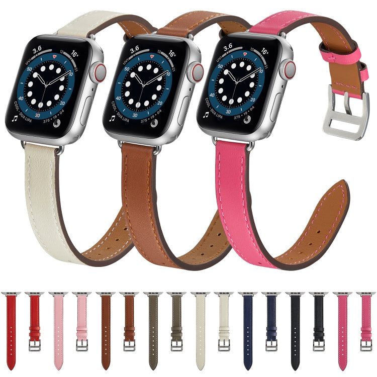 A Style Leather Strap Watchband For Apple Watch Series-Reluova