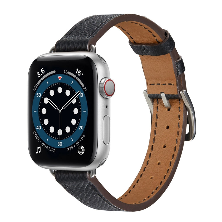 B Style Leather Strap Watchband For Apple Watch Series