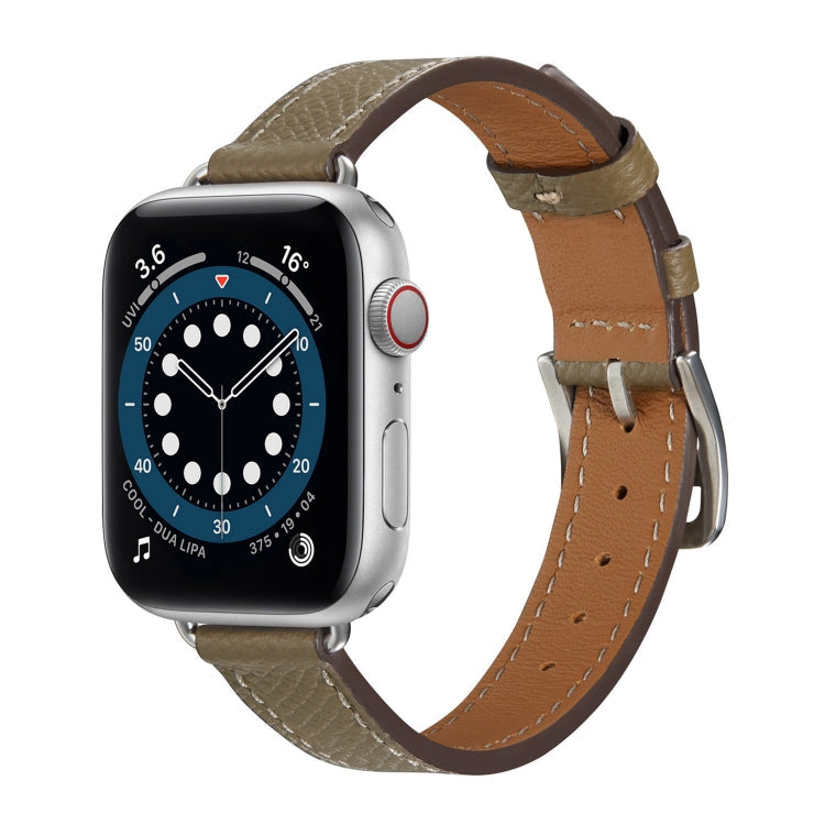 B Style Leather Strap Watchband For Apple Watch Series