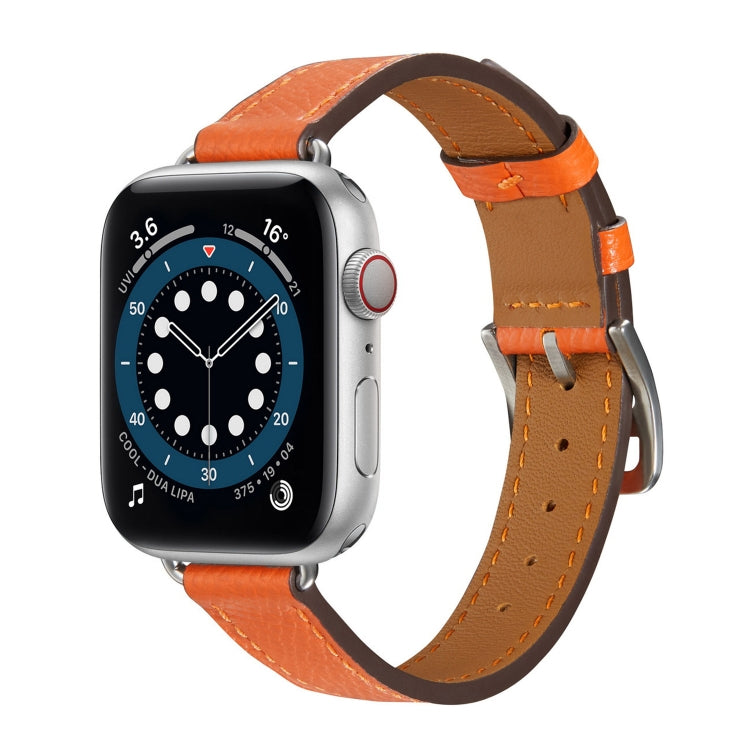 B Style Leather Strap Watchband For Apple Watch Series