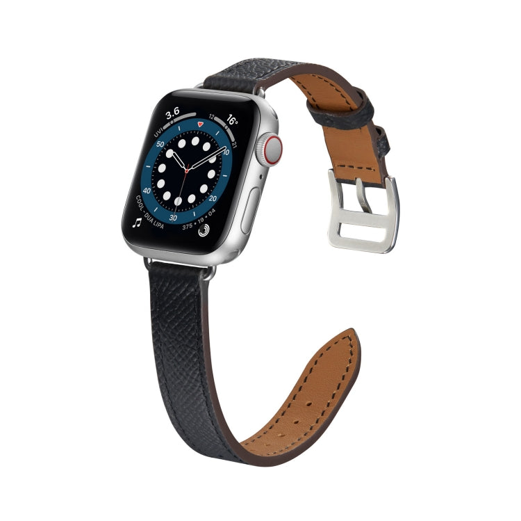 B Style Leather Strap Watchband For Apple Watch Series