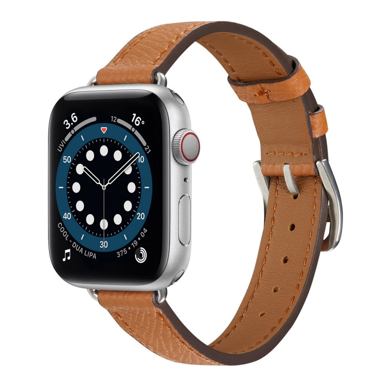 B Style Leather Strap Watchband For Apple Watch Series