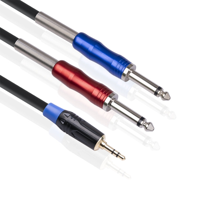 TC195BULS01 3.5mm Male to Dual 6.35mm Mono Male Audio Cable