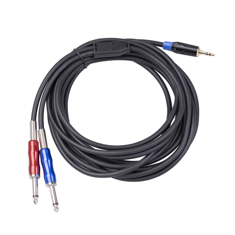 TC195BULS01 3.5mm Male to Dual 6.35mm Mono Male Audio Cable