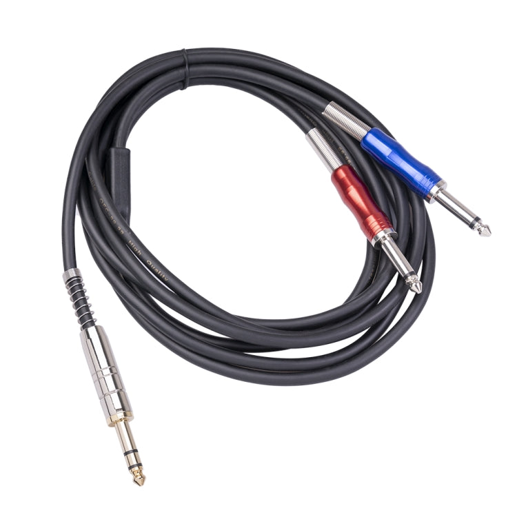 Stereo 6.35mm Male to Dual Mono 6.35mm Audio Cable