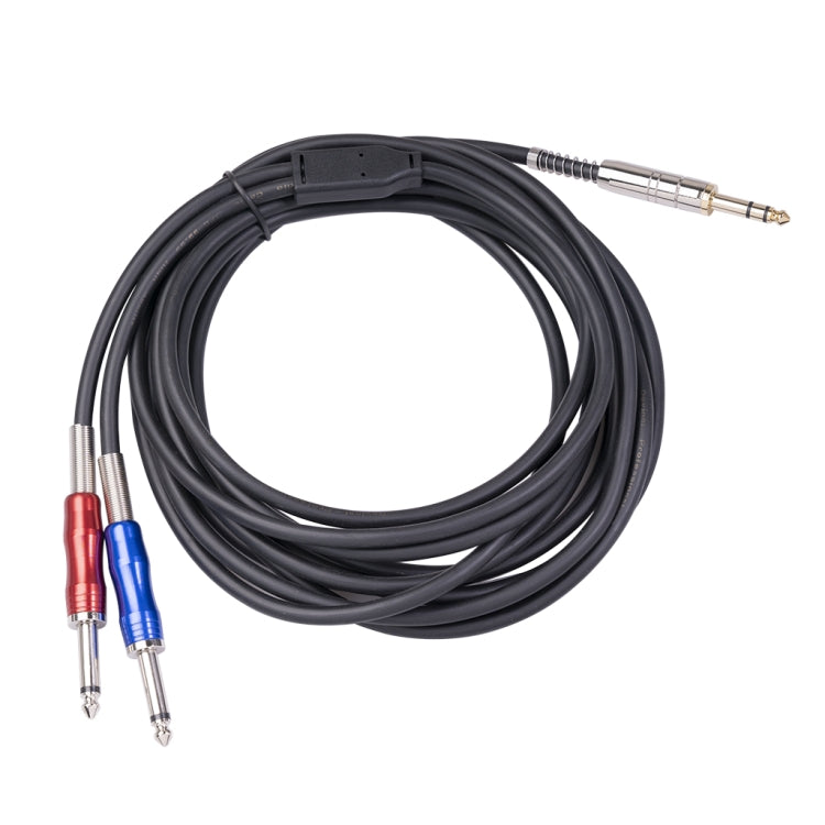 Stereo 6.35mm Male to Dual Mono 6.35mm Audio Cable