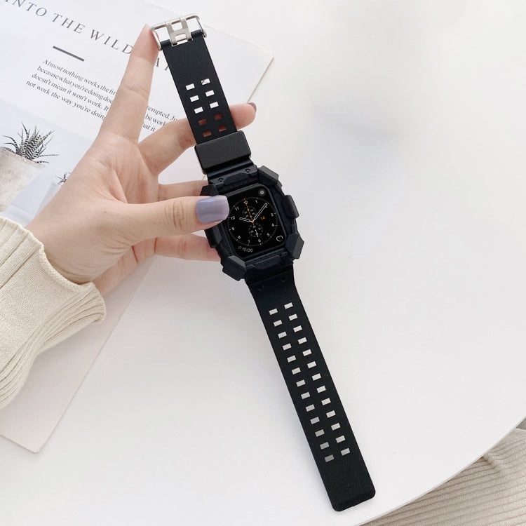 Solid Color Integrated TPU Replacement Strap Watchband