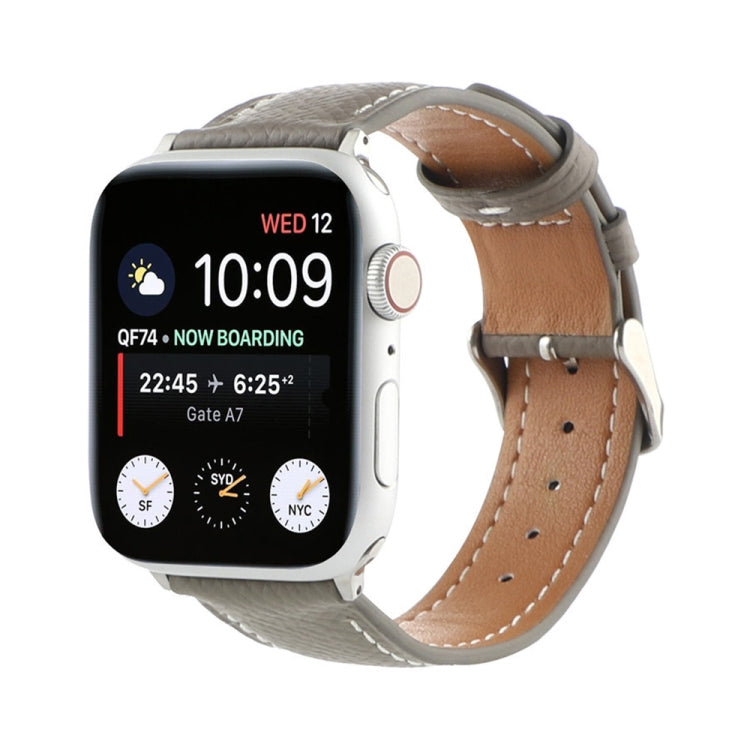 Cross Texture Leather Replacement Watchbands For Apple Watch Series