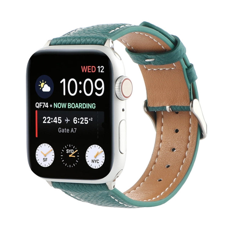 Cross Texture Leather Replacement Watchbands For Apple Watch Series