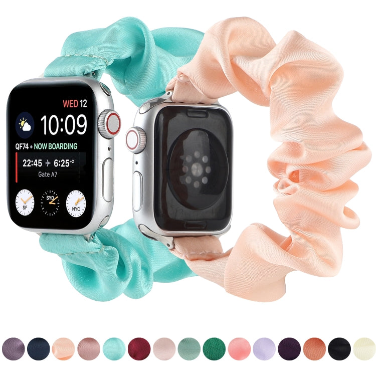 Scarf Hair Tie Replacement Watchbands For Apple Watch Series