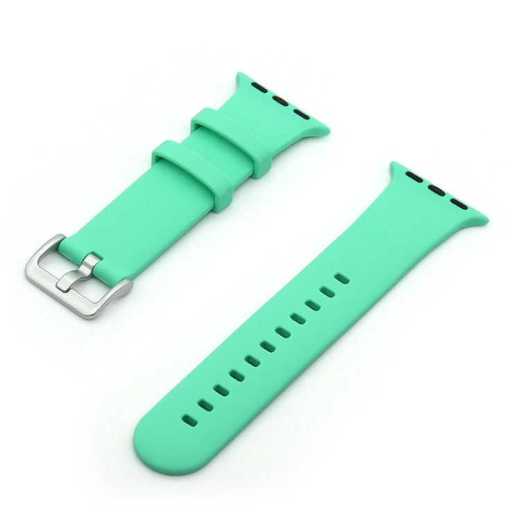 Silver Buckle Silicone Replacement Strap Watchband, Series 2