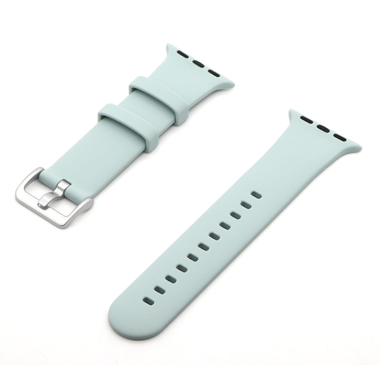 Silver Buckle Silicone Replacement Strap Watchband, Series 2