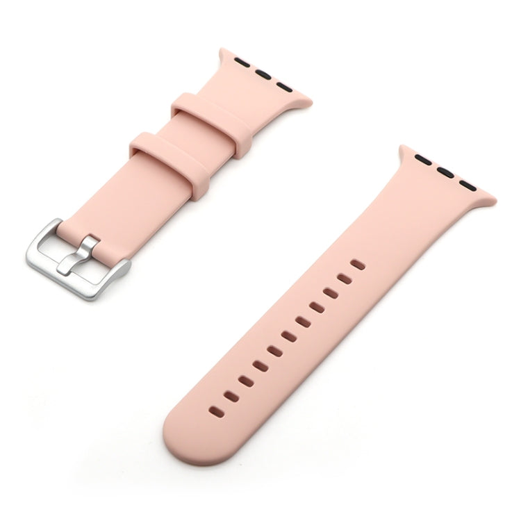 Silver Buckle Silicone Replacement Strap Watchband, Series 2