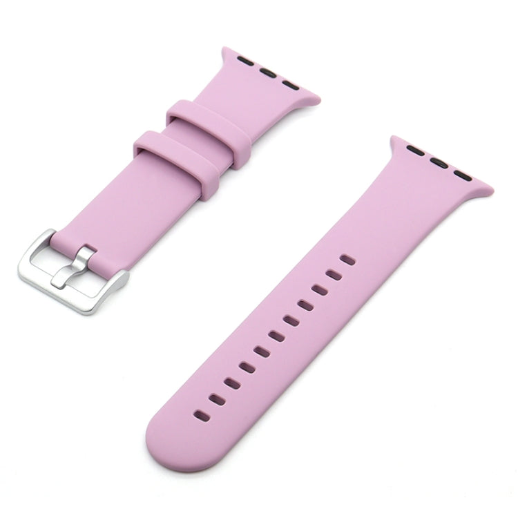 Silver Buckle Silicone Replacement Strap Watchband, Series 2