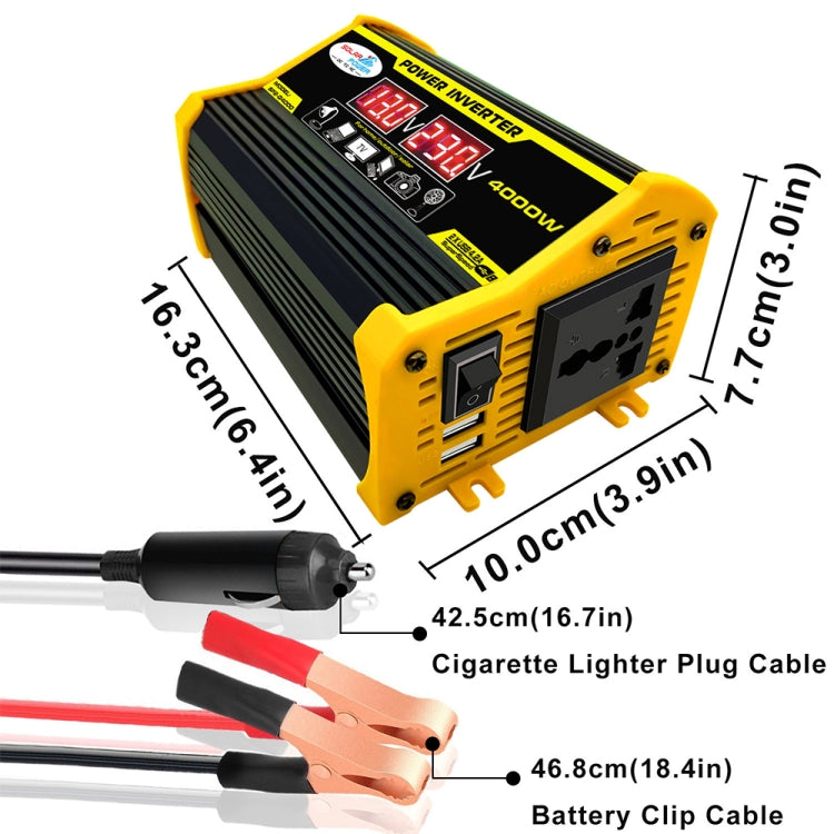 Legend II Generation 12V to 110V 300W Car Power Inverter