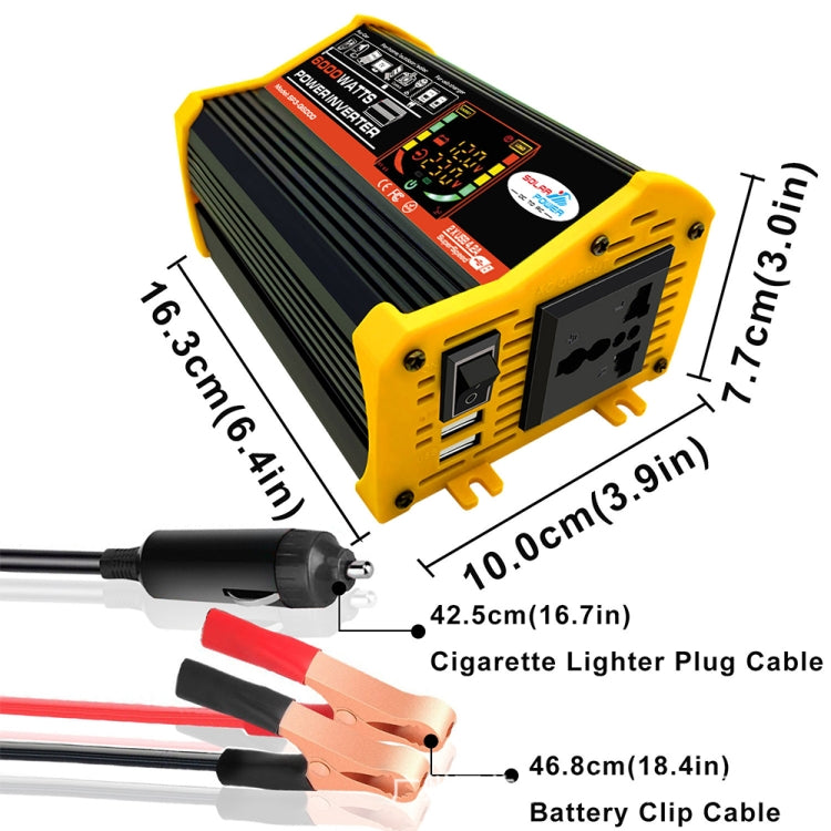 Legend III Generation DC12V to AC110V 6000W Car Power Inverter with LED Display ÎҵÄÉ̵ê