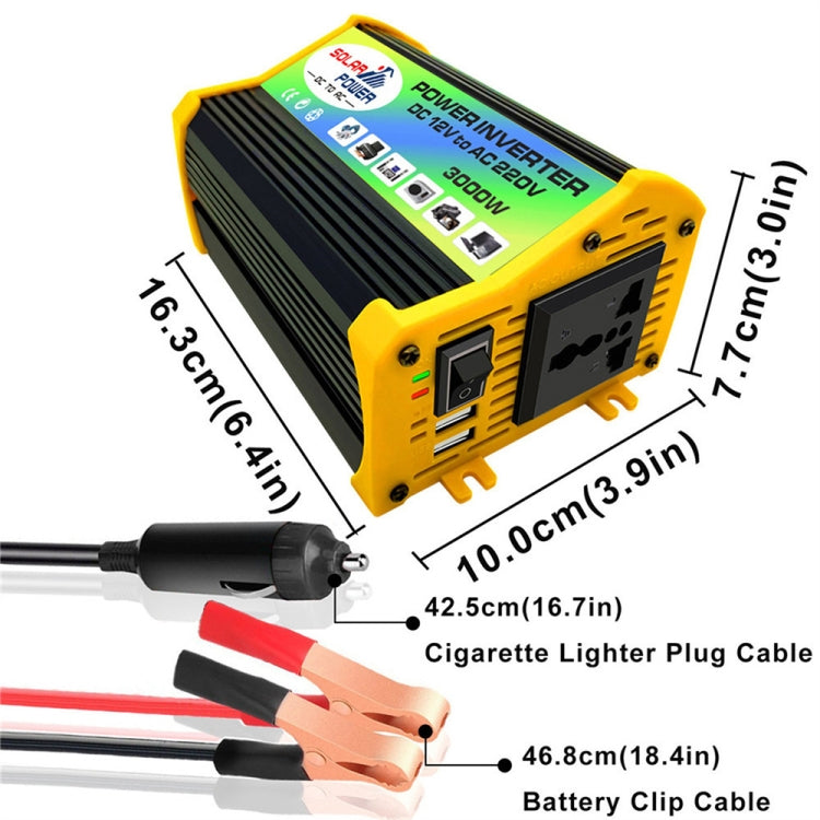 Legend I Generation DC12V to AC220V 3000W Car Power Inverter ÎҵÄÉ̵ê