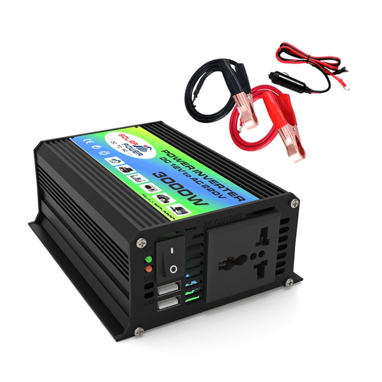 Tang I Generation 12V to 220V 3000W Intelligent Car Power Inverter with Dual USB ÎҵÄÉ̵ê